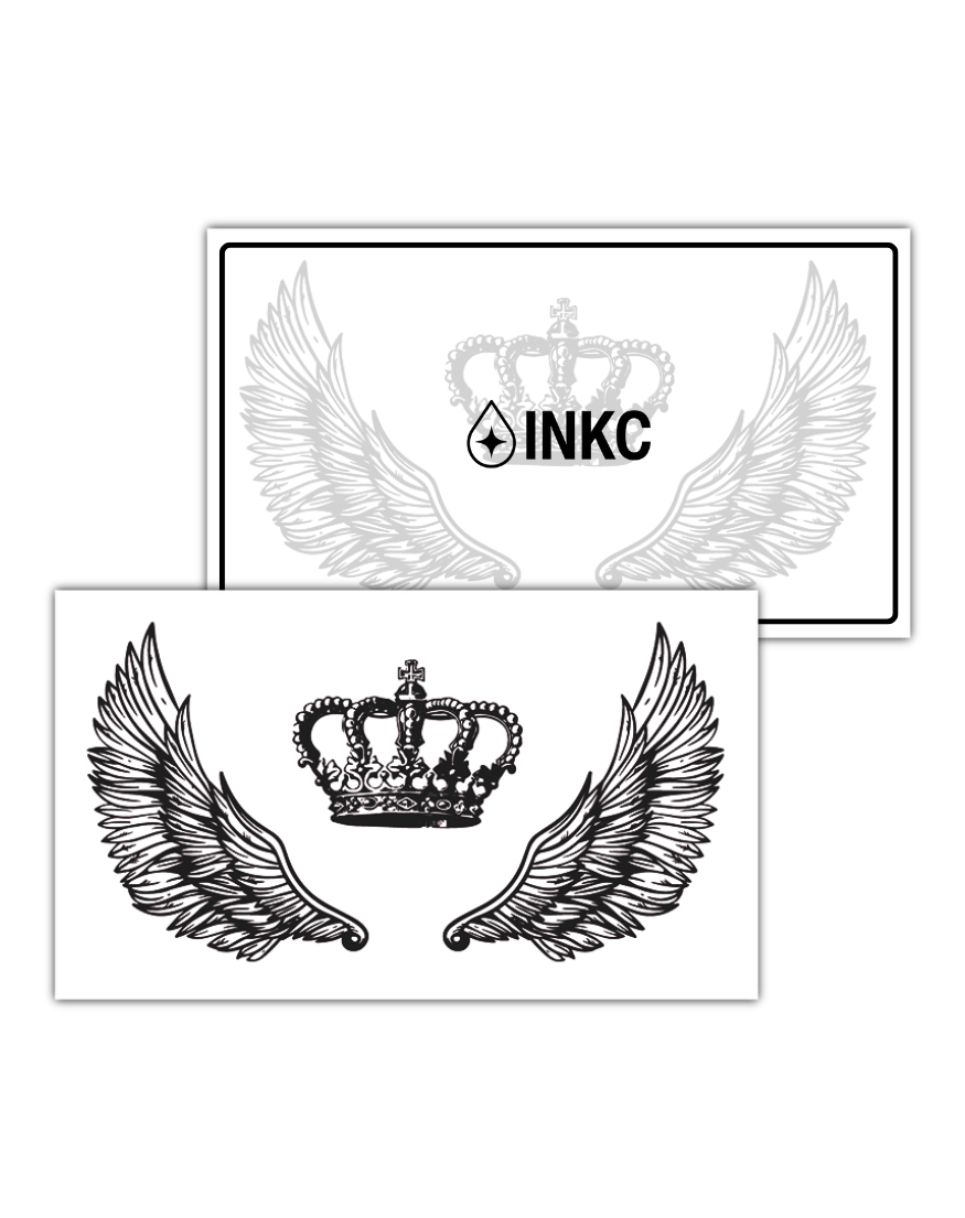 Koningin Vleugels tijdelijke tattoo van INKC