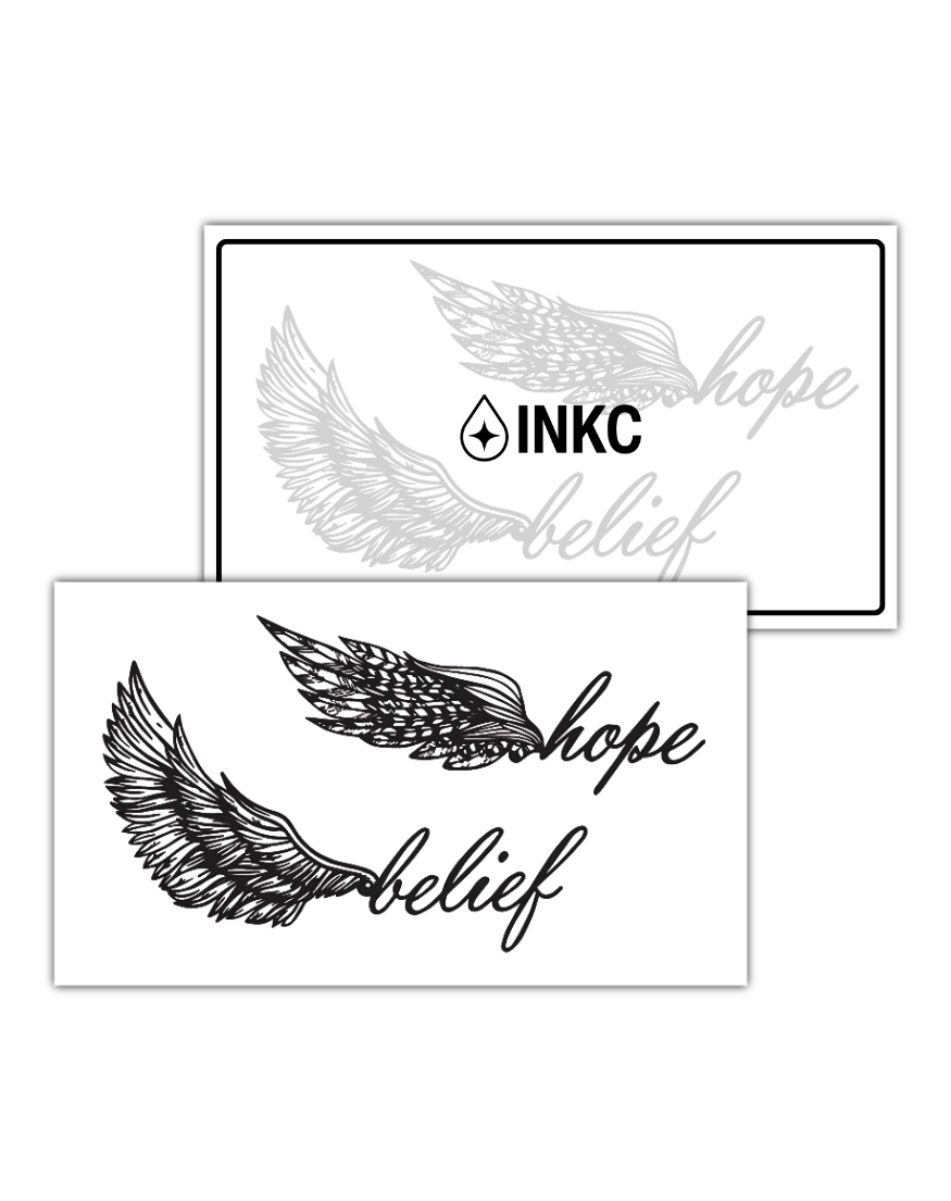 Hope tijdelijke tattoo van INKC