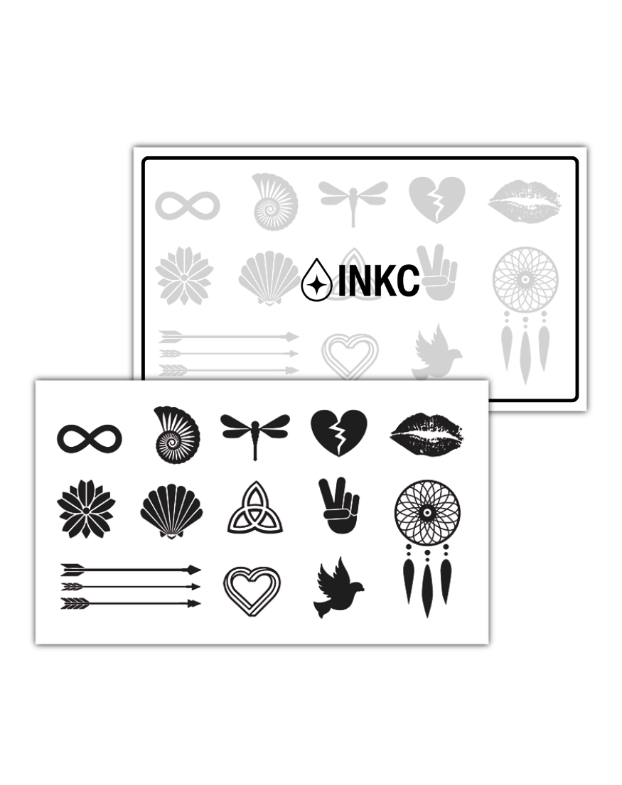 Set tijdelijke tattoo van INKC