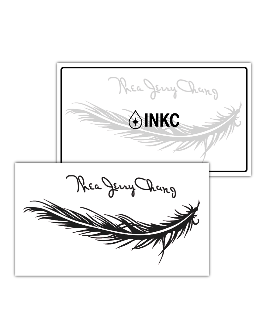 Veer tijdelijke tattoo van INKC
