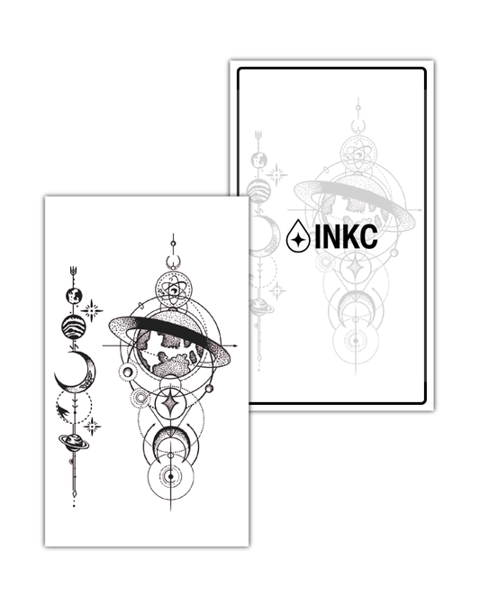 Planeten Cirkel tijdelijke tattoo van INKC