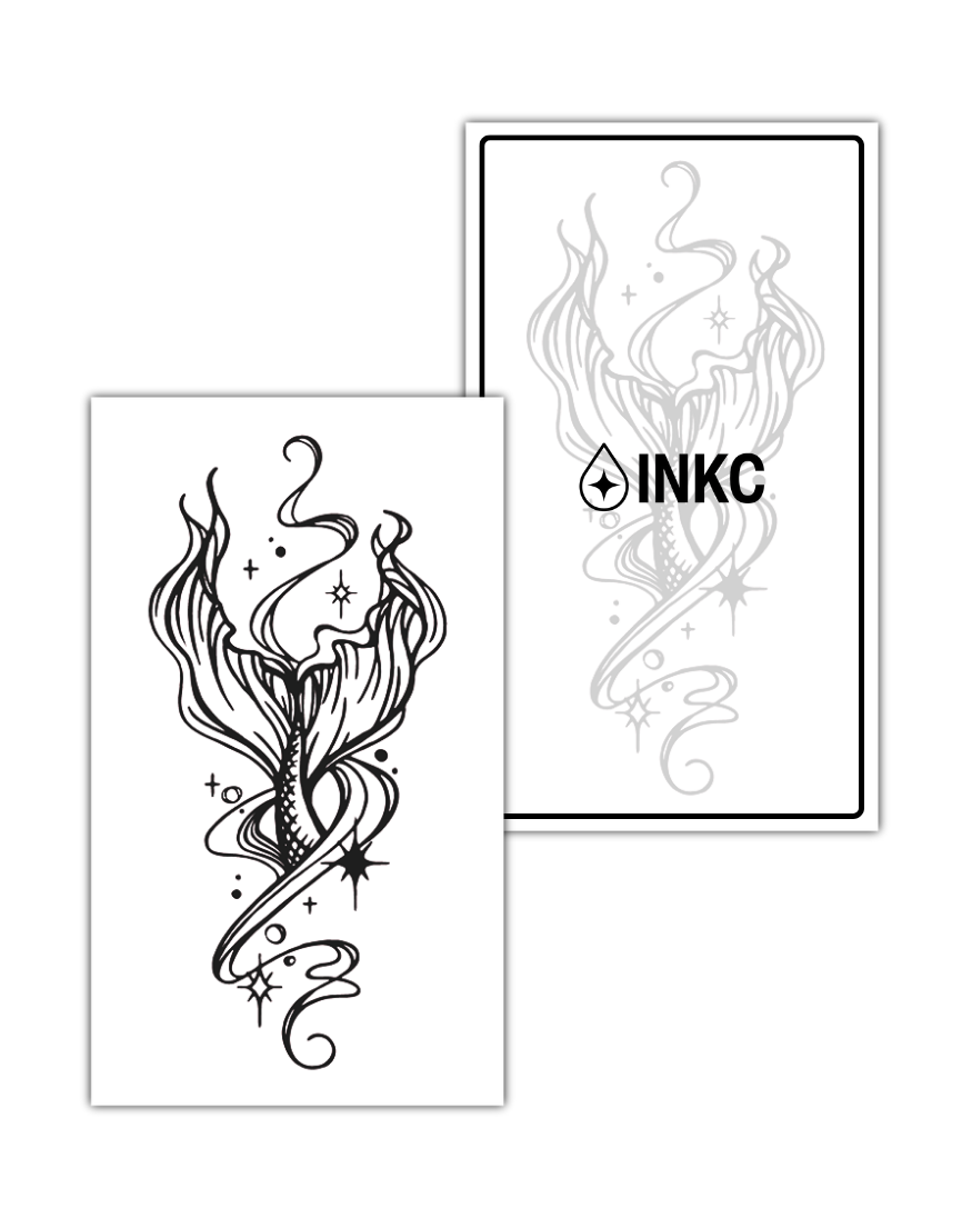 Vin tijdelijke tattoo van INKC