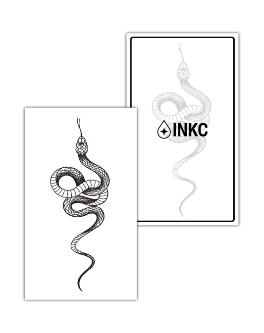 Slang tijdelijke tattoo van INKC
