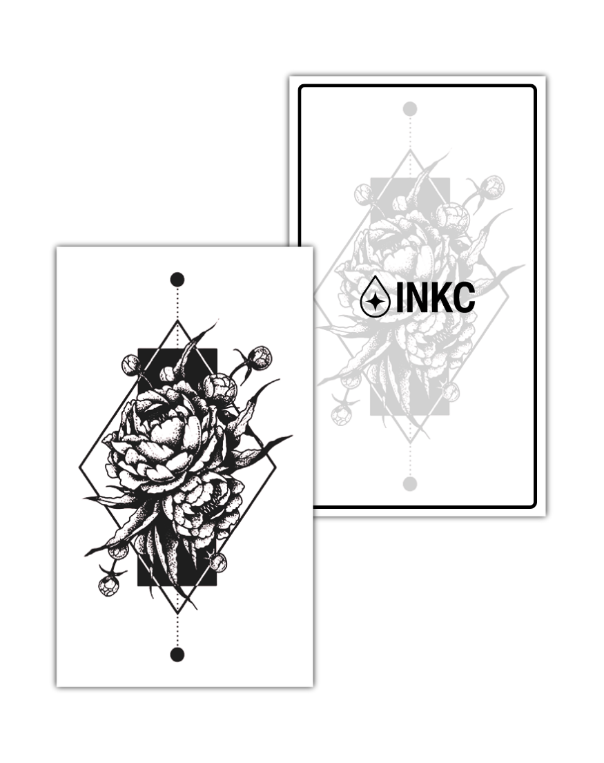 Phoenixblad tijdelijke tattoo van INKC