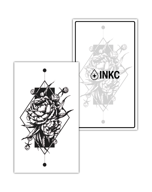 Phoenixblad tijdelijke tattoo van INKC
