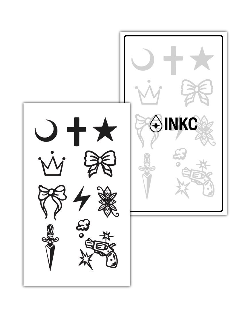 Set tijdelijke tattoo van INKC