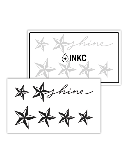 Sterren Shine tijdelijke tattoo van INKC