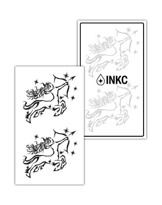 Boogschutter tijdelijke tattoo van INKC