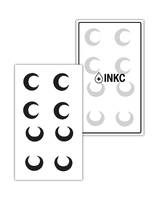 Maan Set tijdelijke tattoo van INKC