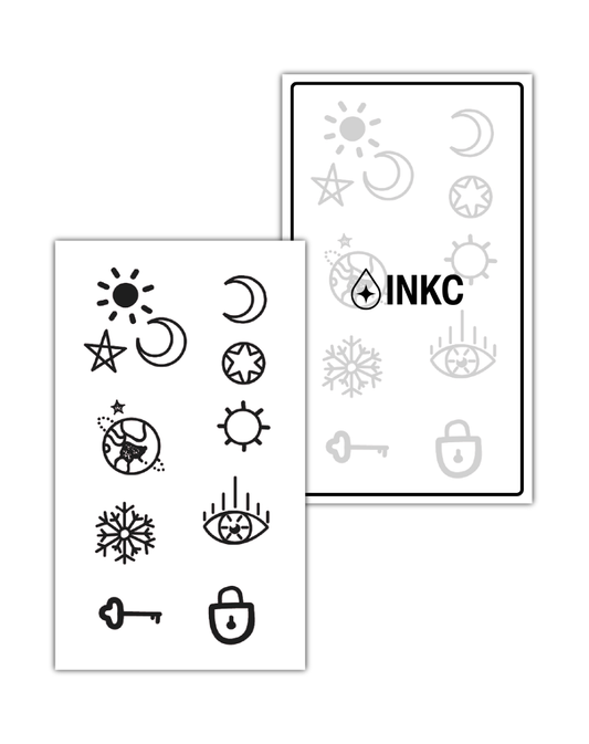 Set tijdelijke tattoo van INKC