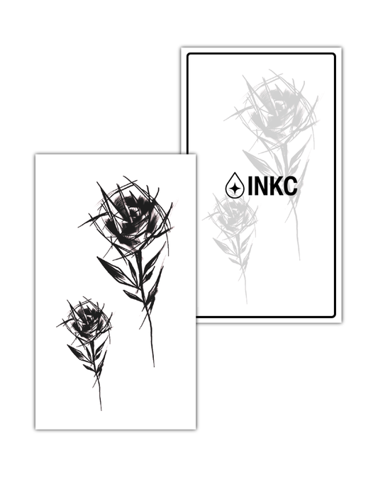 Rozen tijdelijke tattoo van INKC