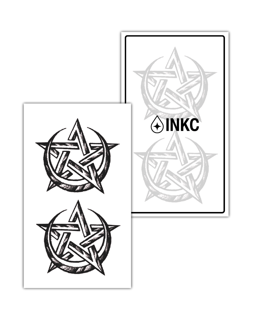 Kracht Ring tijdelijke tattoo van INKC