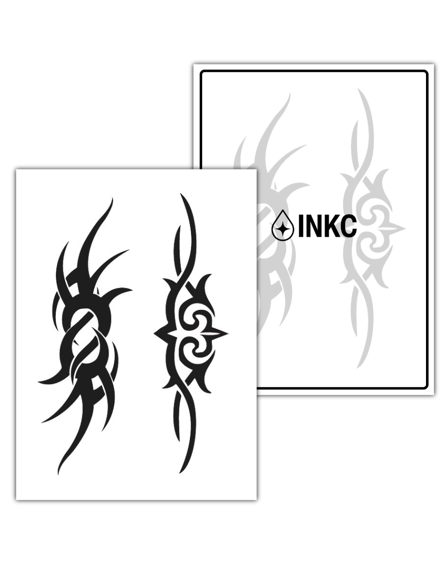 Tramp Stamp Duo tijdelijke tattoo van INKC