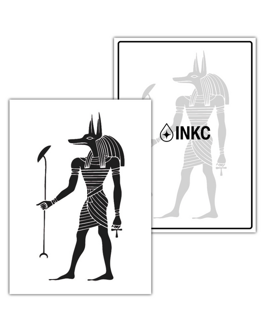 Farao tijdelijke tattoo van INKC