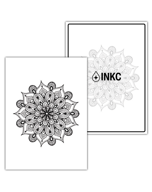 Mandala tijdelijke tattoo van INKC