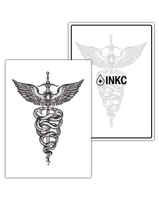 Zwaard des Levens tijdelijke tattoo van INKC