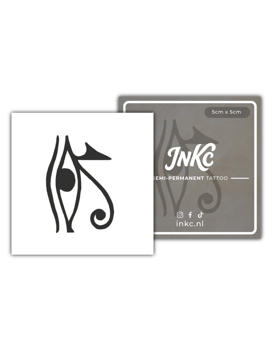 Beschermend Oog (van Horus) tijdelijke tattoo van INKC