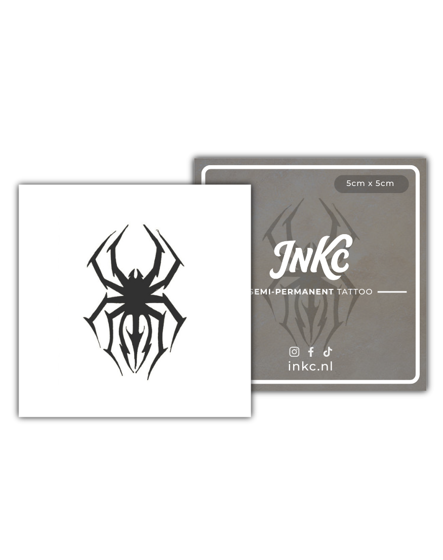 Spin tijdelijke tattoo van INKC