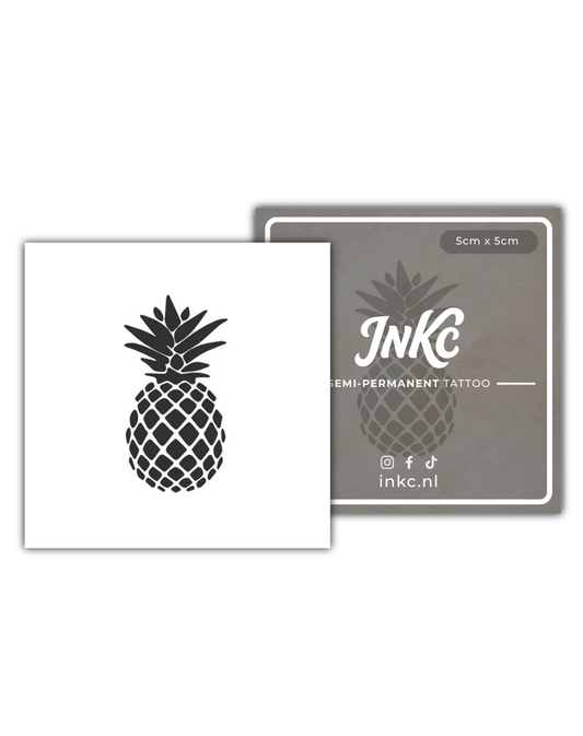 Ananas tijdelijke tattoo van INKC