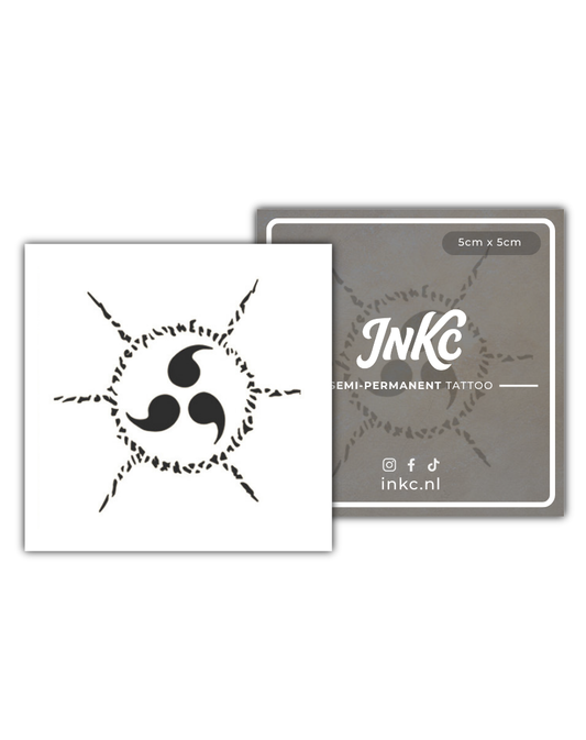 Drievoud tijdelijke tattoo van INKC