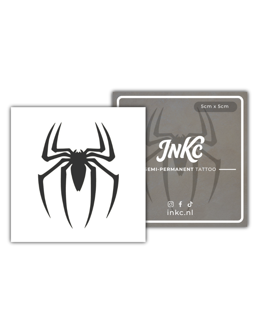 Spiderman tijdelijke tattoo van INKC