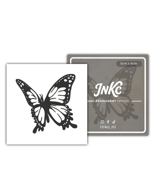 Vlinder tijdelijke tattoo van INKC