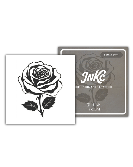 Roos tijdelijke tattoo van INKC