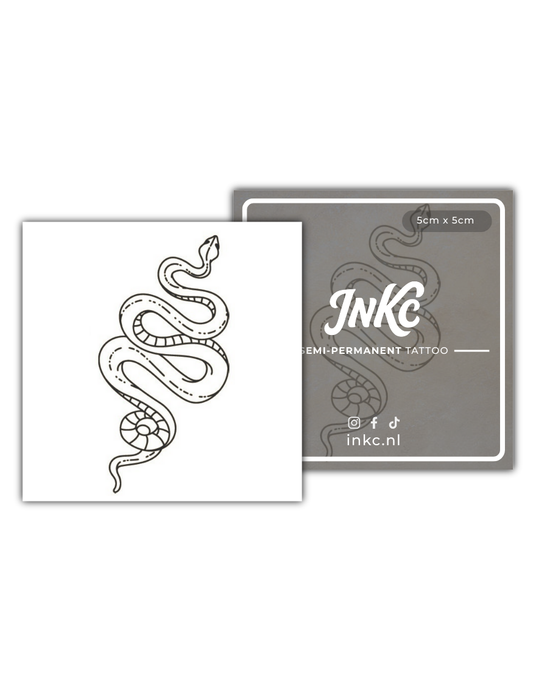 Slang tijdelijke tattoo van INKC