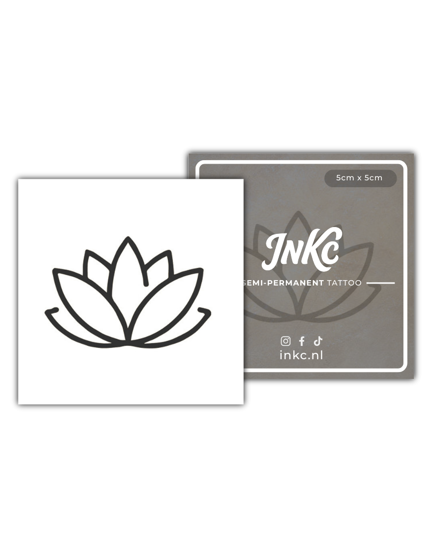 Lotus tijdelijke tattoo van INKC