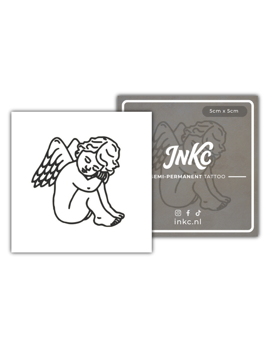 Engeltje tijdelijke tattoo van INKC