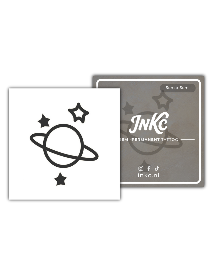 Planeet tijdelijke tattoo van INKC