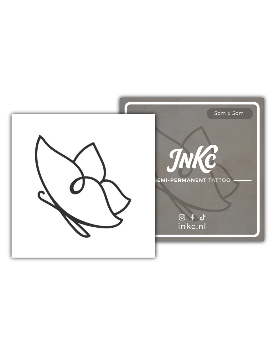 Vlinder tijdelijke tattoo van INKC