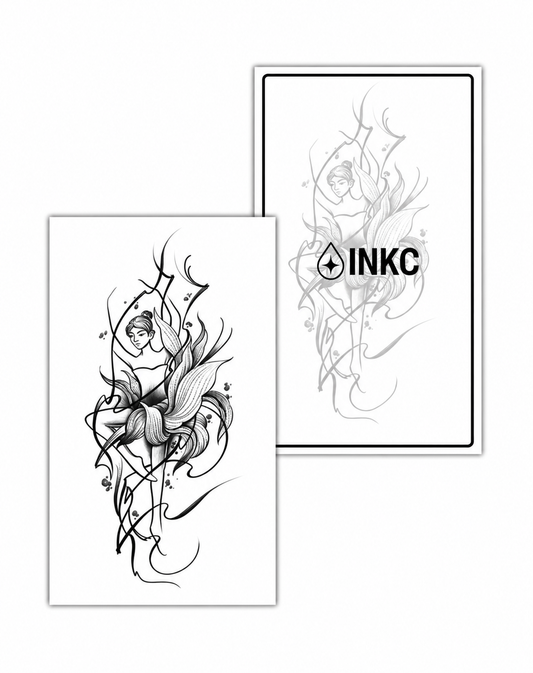 Ballerina met Bloemenrok – INKC GZS-118