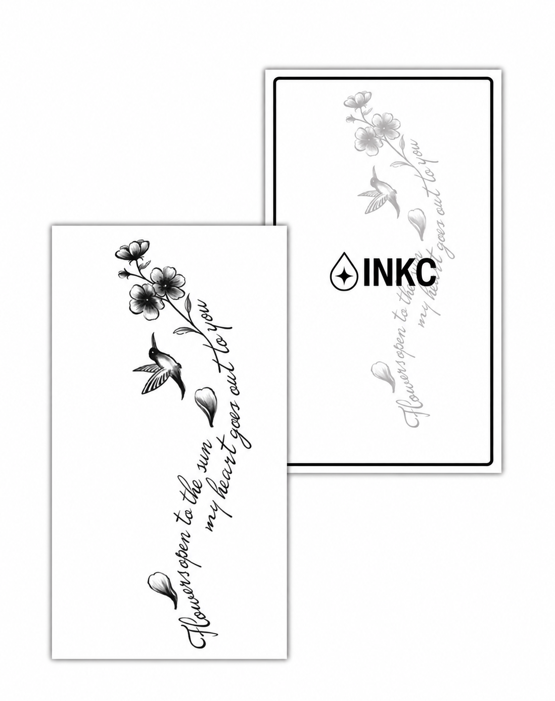Kolibrie met Bloemen – INKC GZS-128