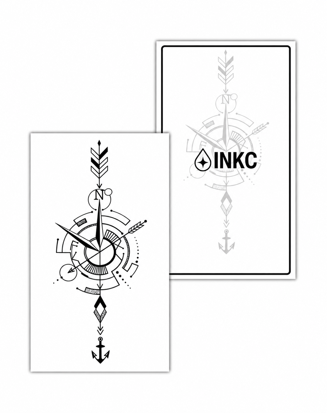 Kompas met Pijl en Anker – INKC GZS-137
